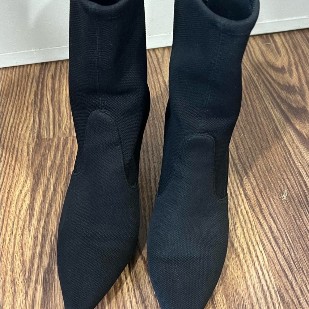 Stuart Weitzman Black Ankle Booties
